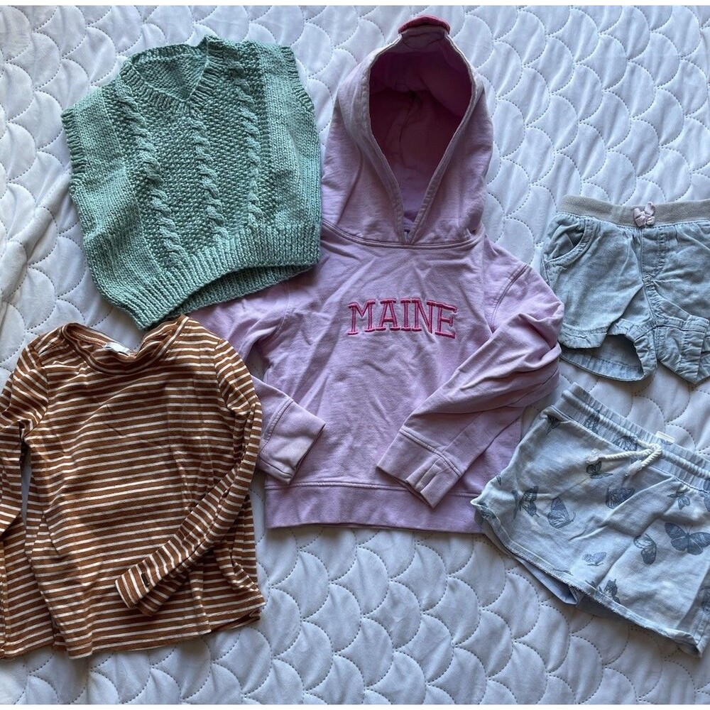 Lot of  5 Girls' Clothing – Size 4T Various Brand
